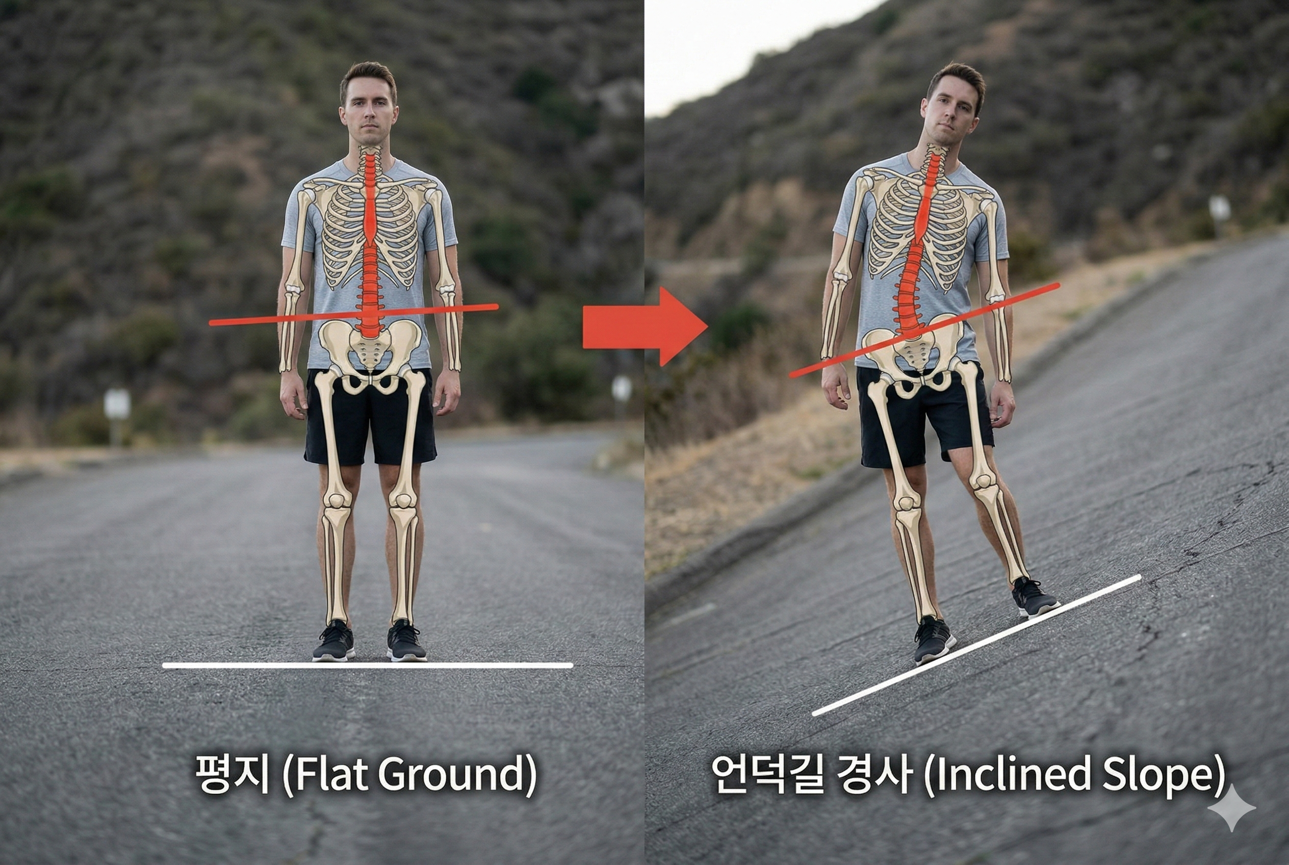 Clinical comparison of spinal twisting on level ground vs. tilted foundation